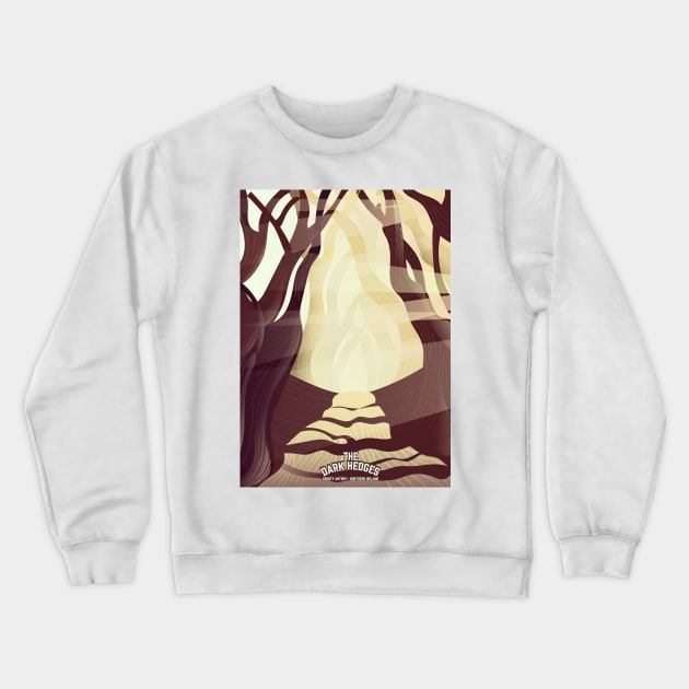 The Dark Hedges Crewneck Sweatshirt by nickemporium1